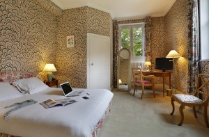 Chambre privilège du château hôtel de La Rozelle